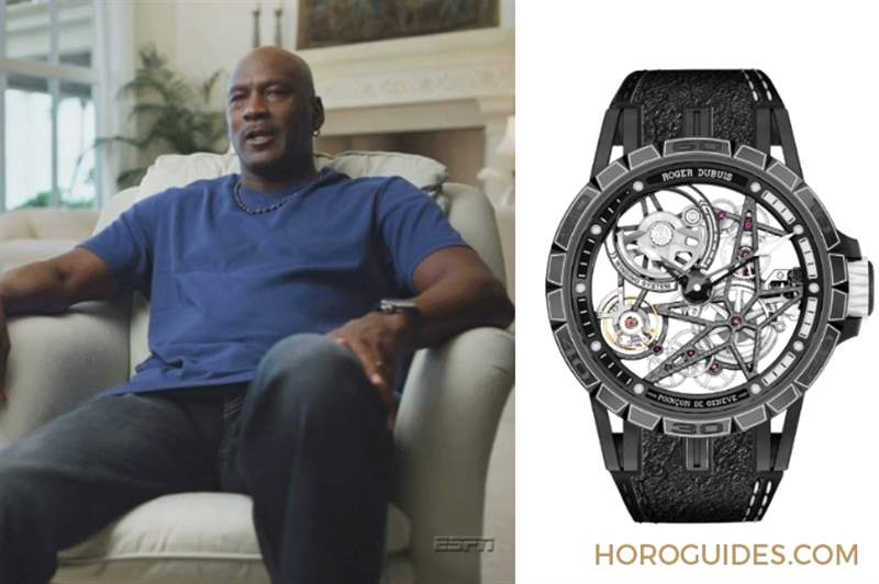 ROLEX - [名人表盒] 回憶人生的感人時(shí)刻，Michael Jordan戴了Roger Dubuis Excalibur Spider Pirelli