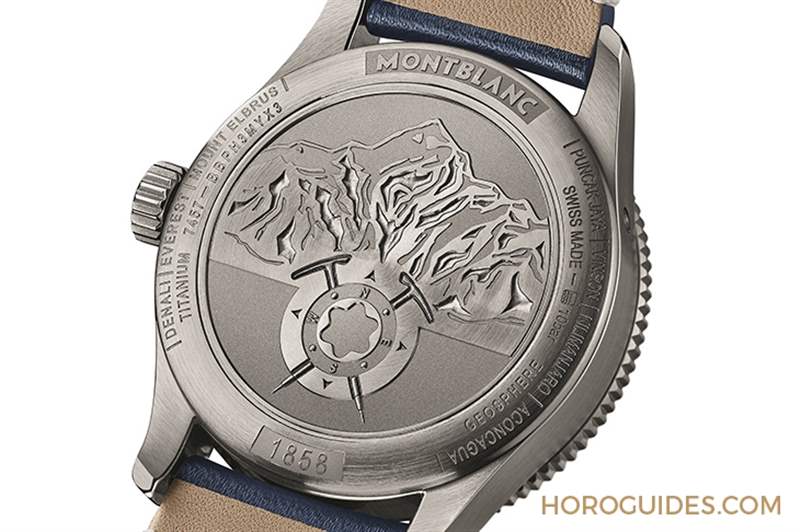 MONTBLANC - 冷光、冰藍(lán)與專業(yè)：風(fēng)格型男工具表三大標(biāo)配｜萬寶龍1858 Geosphere腕表