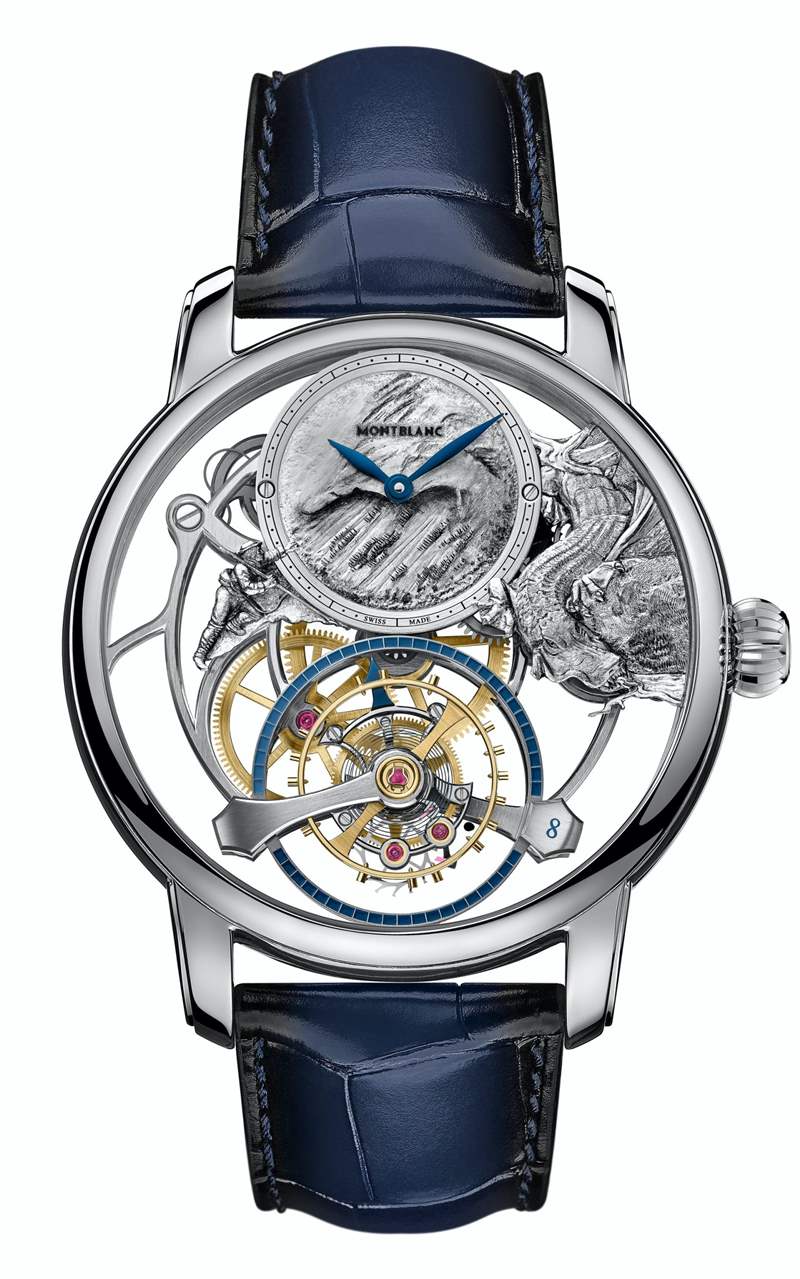 Montblanc Star Legacy 鏤空外置陀飛輪The Ascent 腕表限量版（圖片來(lái)源：Montblanc）