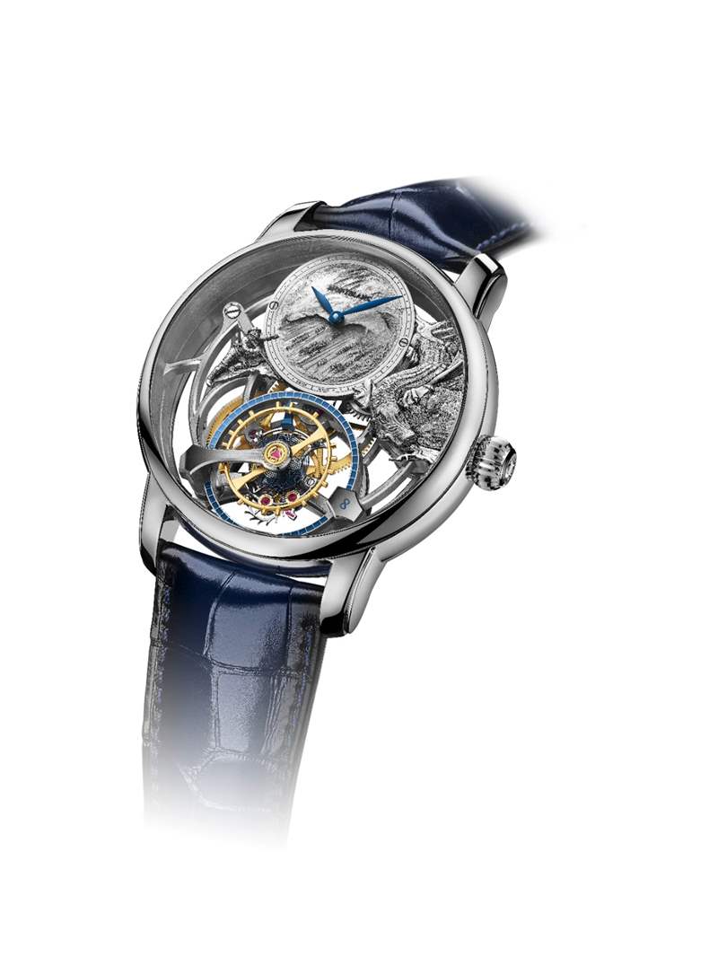 Montblanc Star Legacy 鏤空外置陀飛輪The Ascent 腕表限量版（圖片來(lái)源：Montblanc）
