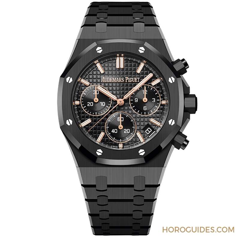 AUDEMARS PIGUET - 愛彼黑陶瓷旋風(fēng)再起，Royal Oak皇家橡樹系列41毫米自動上鏈計時碼表
