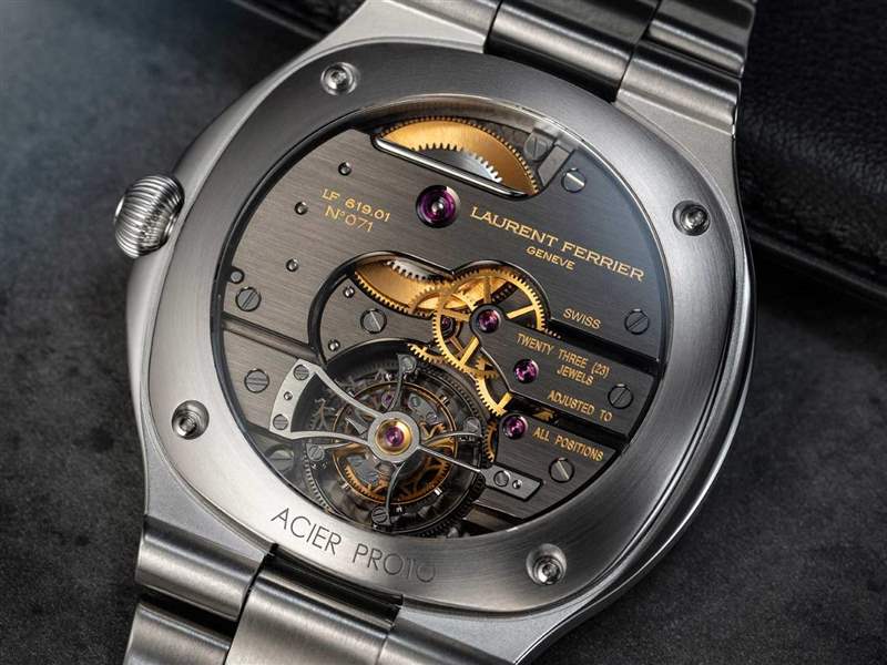 獨立制表商Laurent Ferrier推出陀飛輪Grand Sport鋼質(zhì)表鏈腕表限量款12枚