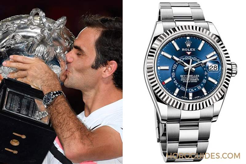 ROLEX - 回顧那些高光時刻，Roger Federer費德勒與Rolex偕伴20年