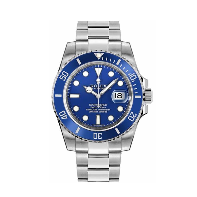 ROLEX 勞力士藍水鬼116619目前國外報價約46,400美金（折合約HKD 364,170），三個月來行情下滑9%。 （ROLEX）