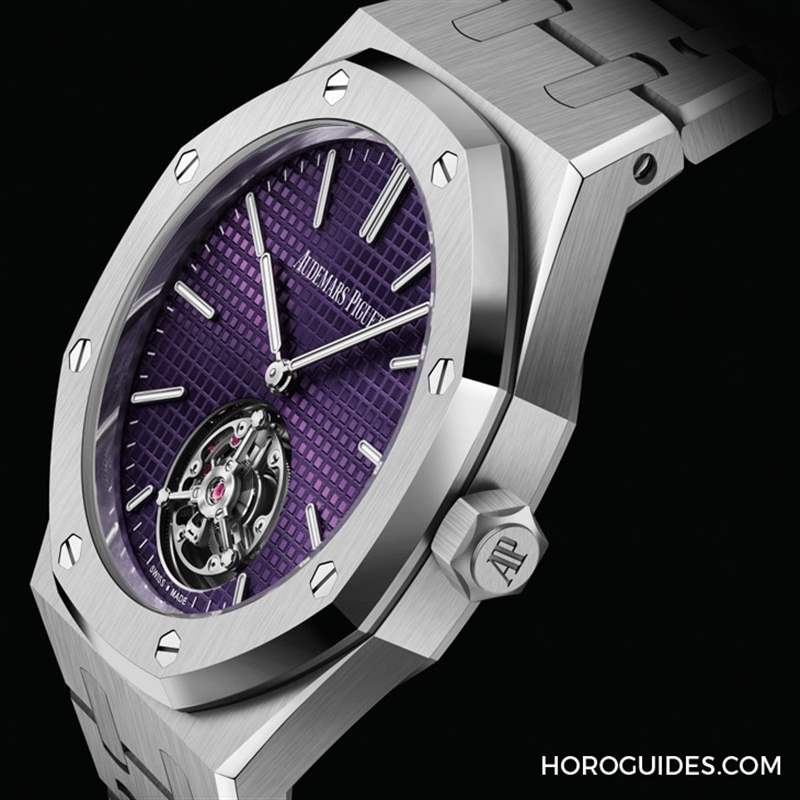AUDEMARS PIGUET - 愛彼RD#3又更小了！ 37mm款以墨紫面盤初亮相