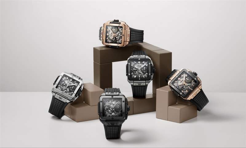 HUBLOT大爆炸宇宙魔方Square Bang Unico開啟方形高級運(yùn)動表新次元