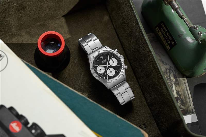 復(fù)古手表1966年勞力士Cosmograph“Big”Daytona、1967年歐米茄星座18k白金和1969年Grand Seiko Day Date