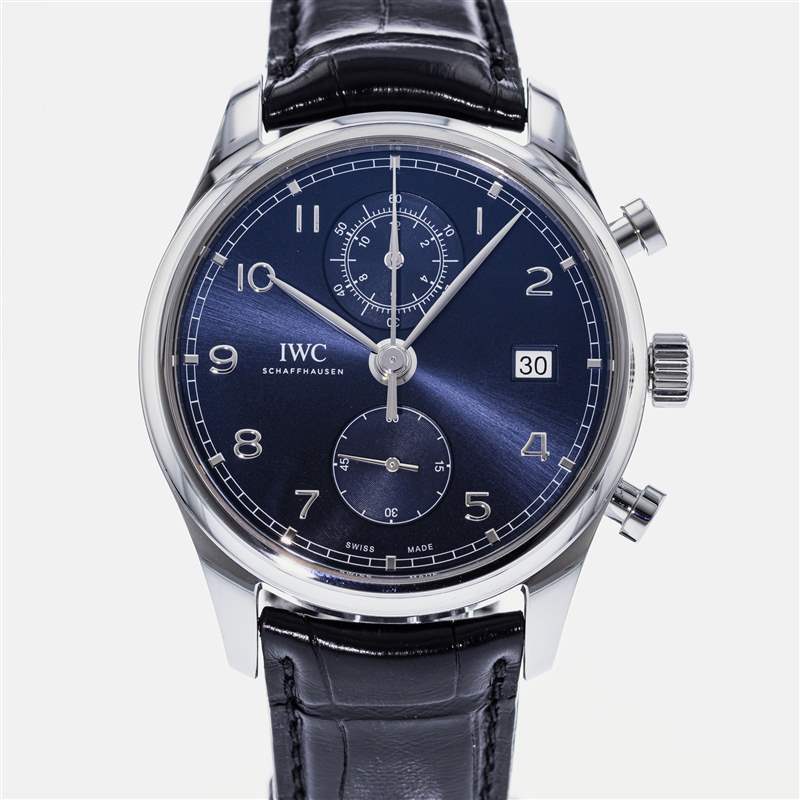 IWC Schaffhausen 葡萄牙計(jì)時(shí)碼表 Classic Ref. 的士兵射擊。 IW3903-03