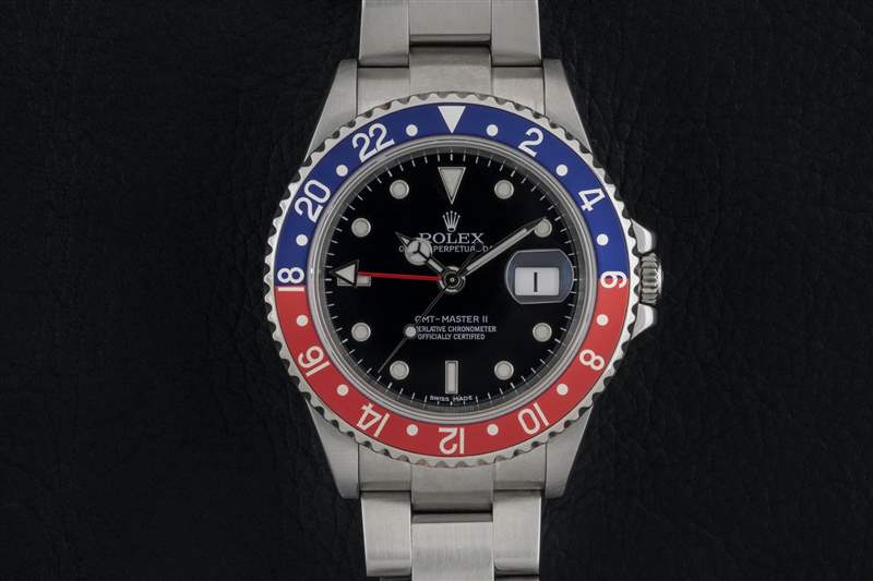 類似的勞力士 GMT-Master II 參考。 16710到阿弗萊克在《消失的愛人》中佩戴的手表
