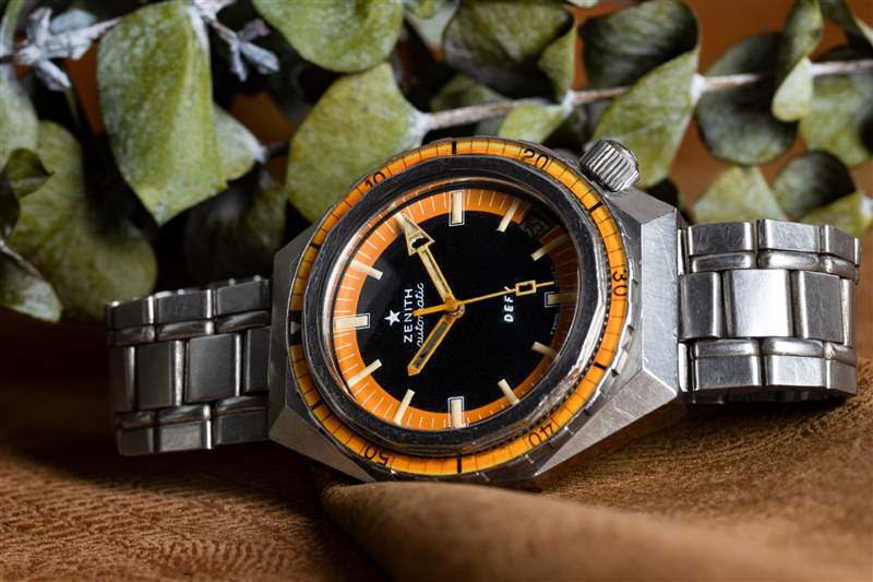 Greg Selch 擁有的復古 Zenith Defy Plongeur。