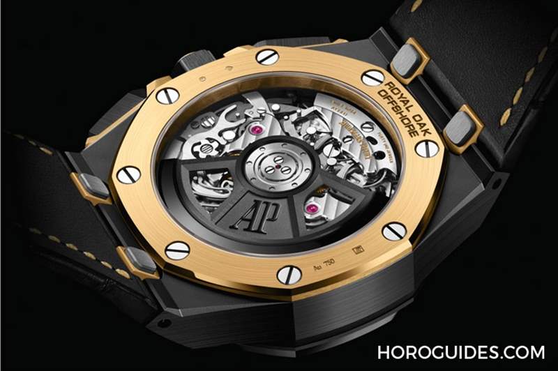 AUDEMARS PIGUET - 愛彼皇家橡樹離岸型自動(dòng)上鏈計(jì)時(shí)碼表首見黑陶瓷鏈帶款、祭出黃金結(jié)合黑陶瓷的對(duì)比美