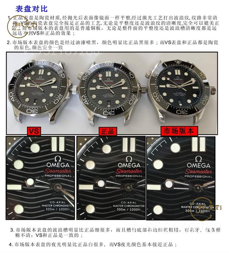 VS廠(SBF廠)海馬300對(duì)比正品怎么樣-VS廠歐米茄海馬300和市場(chǎng)版本那個(gè)好