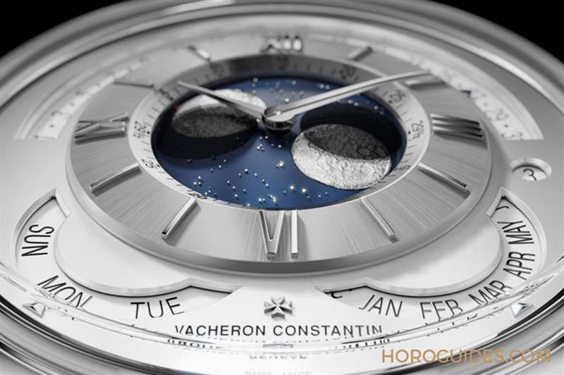 VACHERON CONSTANTIN - 江詩丹頓雙面復雜巨作：置中演繹南北月相，實時捕捉天文星象｜閣樓工匠雙月超卓復雜功能腕表