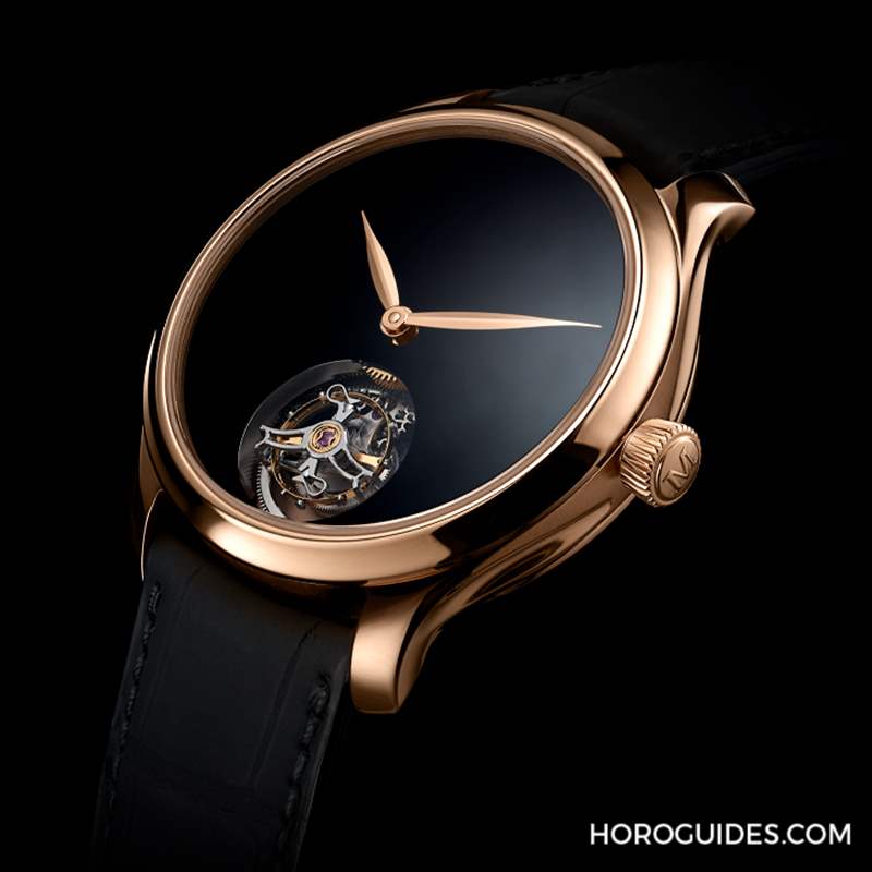 H. MOSER & CIE - 奪目紅金與世上最黑材質(zhì)Vantablack的極致對(duì)比｜亨利慕時(shí)勇創(chuàng)者系列Vantablack?概念表新作