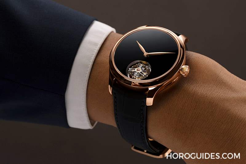 H. MOSER & CIE - 奪目紅金與世上最黑材質(zhì)Vantablack的極致對(duì)比｜亨利慕時(shí)勇創(chuàng)者系列Vantablack?概念表新作