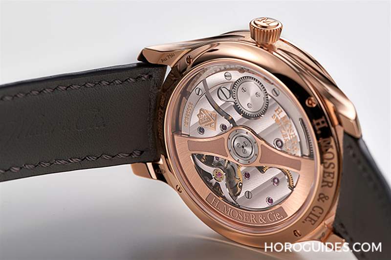 H. MOSER & CIE - 奪目紅金與世上最黑材質(zhì)Vantablack的極致對(duì)比｜亨利慕時(shí)勇創(chuàng)者系列Vantablack?概念表新作