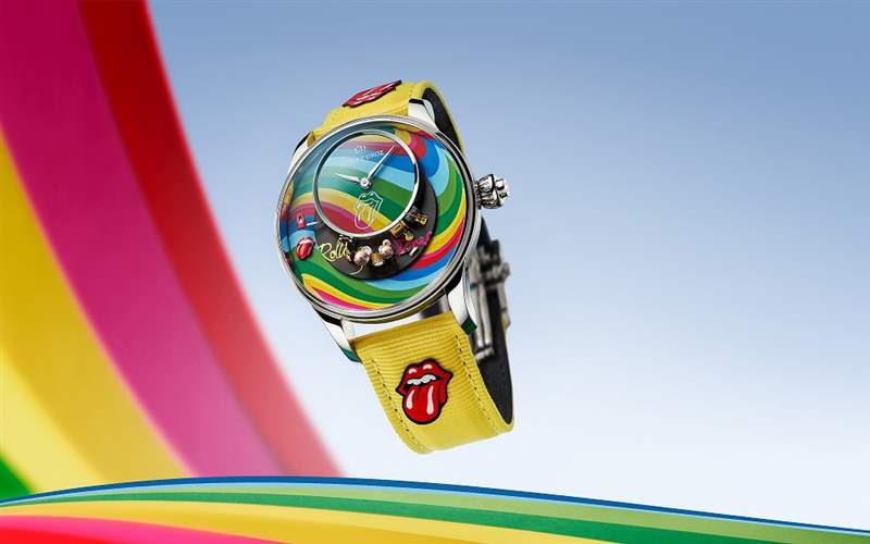 Jaquet Droz推出The Rolling Stones Automaton滾石樂隊(duì)主題腕表：黑膠唱片與機(jī)巧裝置
