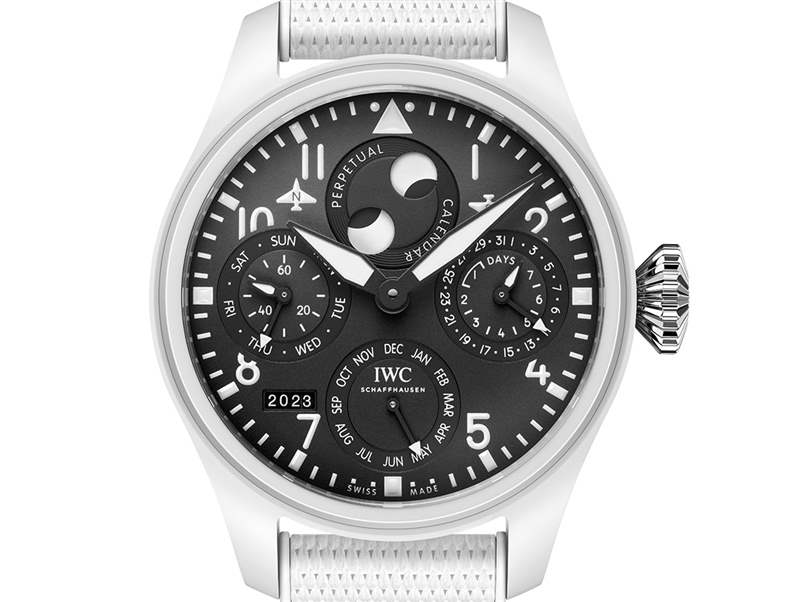 萬(wàn)國(guó)推出Big Pilot’s Watch Perpetual Calendar TOP GUN Lake Tahoe湖白色陶瓷表殼萬(wàn)年歷腕表