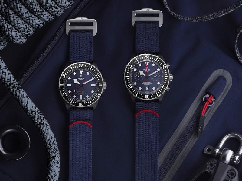 『新表』帝舵推出Pelagos FXD Alinghi Red Bull Racing Edition大三針腕表和計時碼表：碳復合材料表殼，藍白灰帆船色