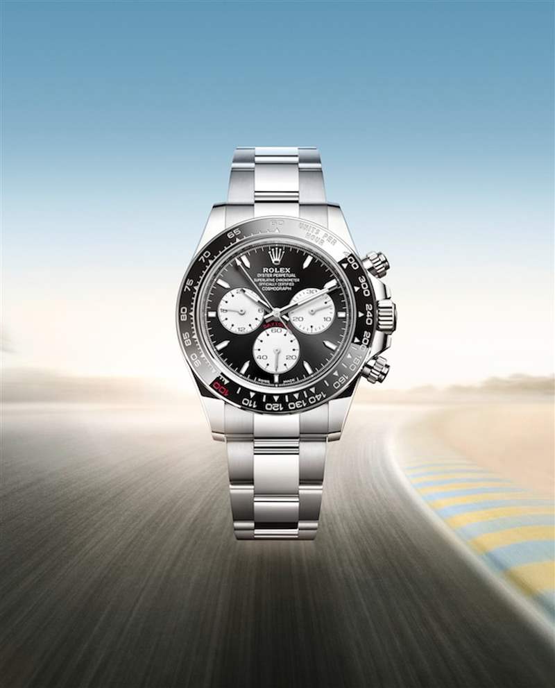 勞力士推出勒芒24小時耐力賽百年紀念版Oyster Perpetual Comosgraph Daytona腕表，未定價。 （Rolex官網(wǎng)）