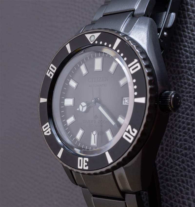 手表評(píng)論：西鐵城Promaster Dive自動(dòng)腕表“Fujitsubo”NB6025-59H DLC超級(jí)鈦金