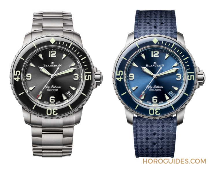 BLANCPAIN - 42mm新成員報到！ BLANCPAIN Fifty Fathoms 18K紅金、23級鈦金新款登場