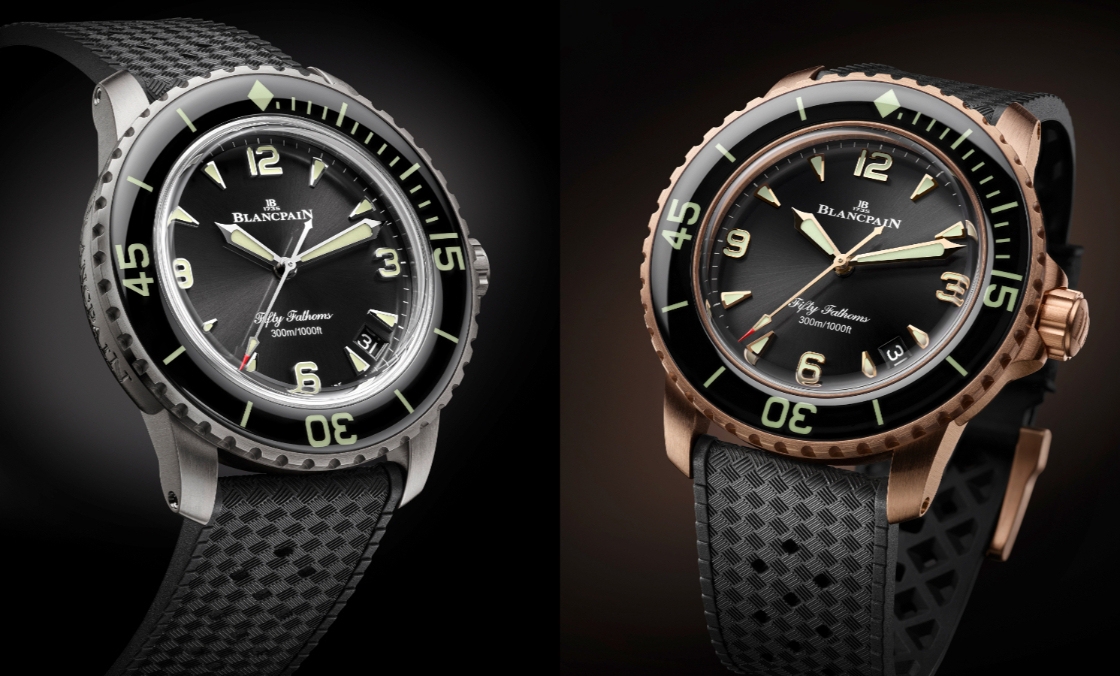 BLANCPAIN - 42mm新成員報到！ BLANCPAIN Fifty Fathoms 18K紅金、23級鈦金新款登場