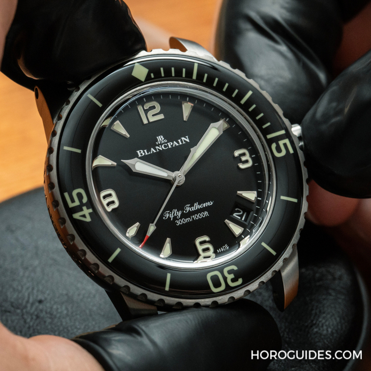 BLANCPAIN - 42mm新成員報到！ BLANCPAIN Fifty Fathoms 18K紅金、23級鈦金新款登場