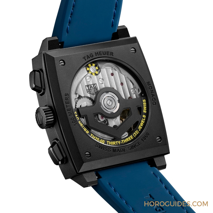 TAG HEUER - MONACO - CBL2188. FT6261 - 深藍(lán)上陣！ TAG HEUER Monaco鏤空計(jì)時(shí)碼表再添新成員