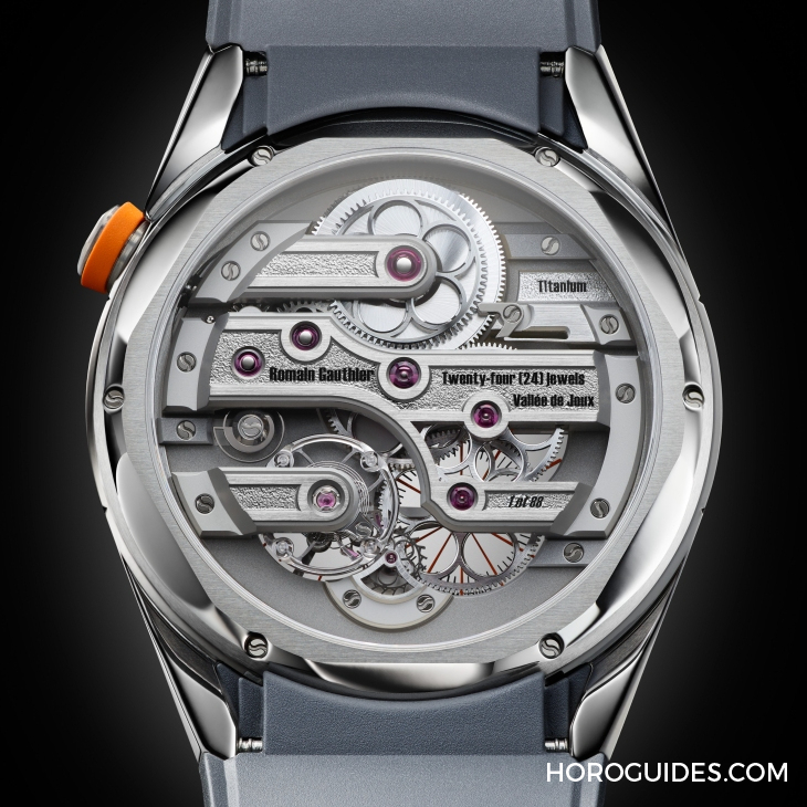 ROMAIN GAUTHIER - C by Romain Gauthier Titanium最終章，第六代版本首見鏤空設(shè)計