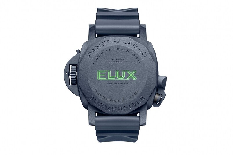 夜光功能新高度！ Panerai全新Submersible Elux LAB-ID腕表 以純機(jī)械一鍵開關(guān)發(fā)光系統(tǒng)