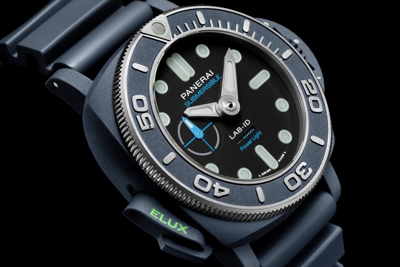 夜光功能新高度！ Panerai全新Submersible Elux LAB-ID腕表 以純機(jī)械一鍵開關(guān)發(fā)光系統(tǒng)