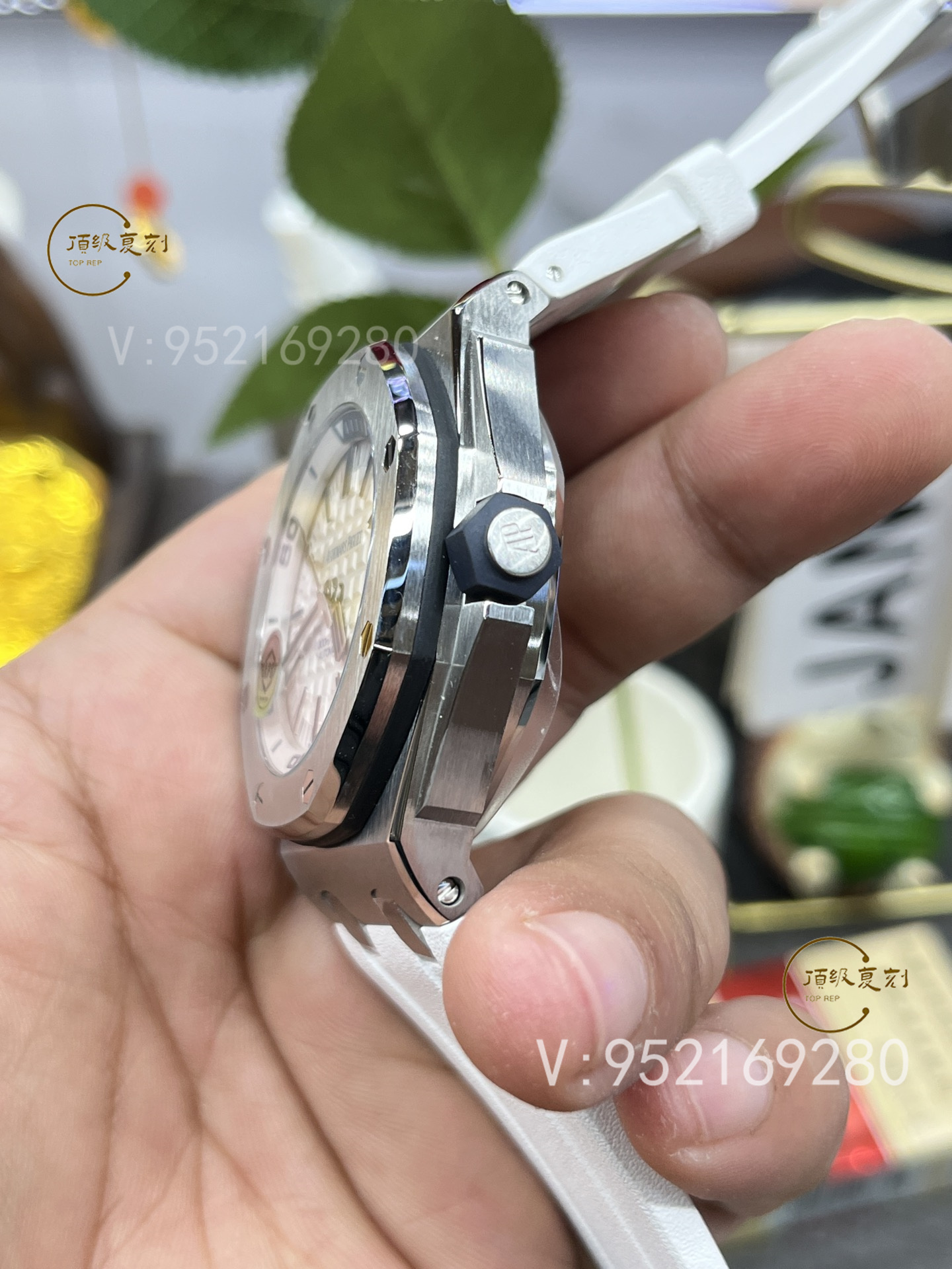 APS廠愛(ài)彼15710白盤四分之一藍(lán)橡樹手表細(xì)節(jié)做工怎么樣